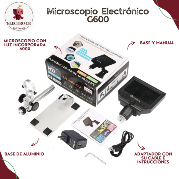 Microscopio Electrónico G600 - Image 2