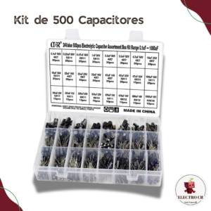 Kit de 500 capacitores