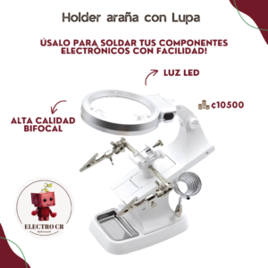 Holder araña con Lupa