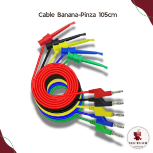 Cables para fuente de poder, tipo banana pinza