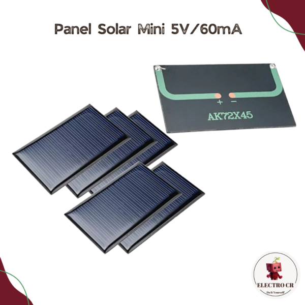 Panel Solar Mini 5V/60mA