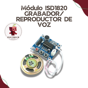 🔊 Módulo ISD1820 Grabador/Reproductor de Voz