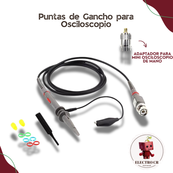 Puntas de Gancho para Osciloscopio