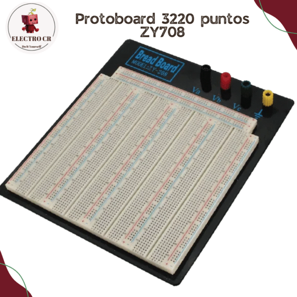 🔌Protoboard ZY-708 3220 Puntos