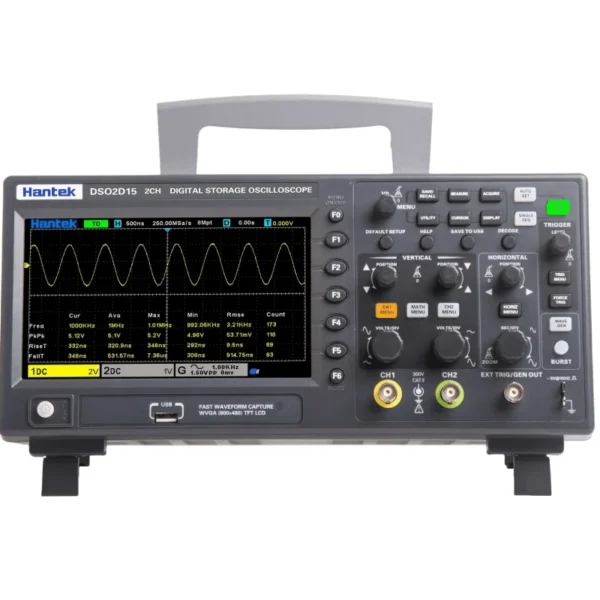 ⚡Osciloscopio Profesional Hantek DSO2D10 - Image 3