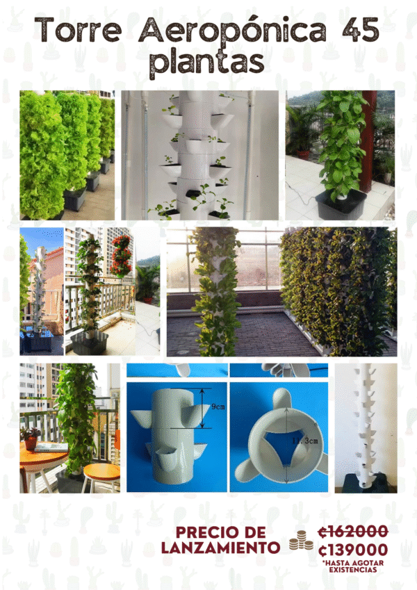 Torre Aeropónica 45 Plantas - Image 3