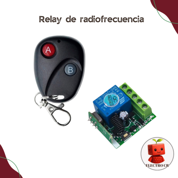 Relay con Emisor Receptor Radio Frecuencia