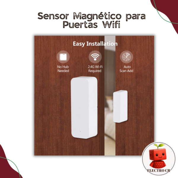 Sensor Magnético para Puertas Wifi