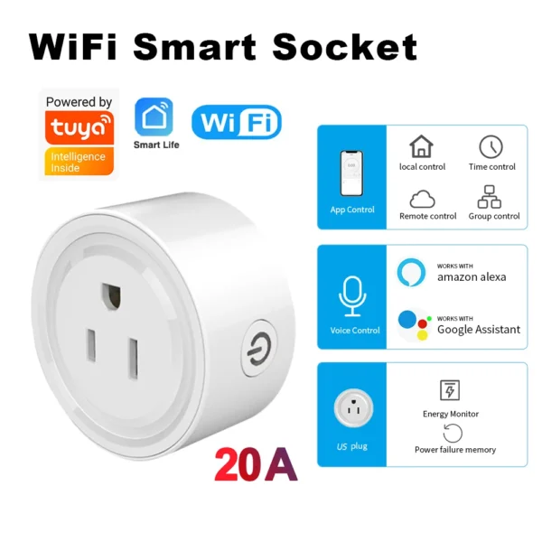 Enchufe Inteligente Wifi 20A