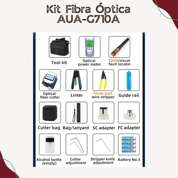 Kit de Fibra Óptica AUA‑G710A - Image 2