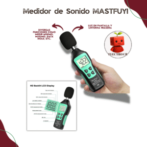 Medidor de Sonido MASTFUYI - Decibeles