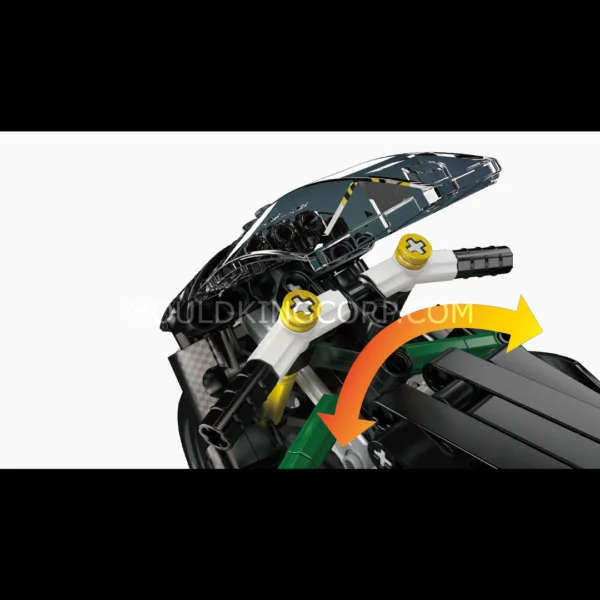 Set de Bloques Kawasaki H2-R Mould King - Image 3
