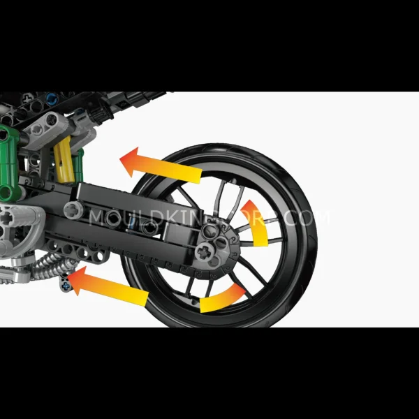 Set de Bloques Kawasaki H2-R Mould King - Image 4