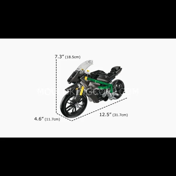 Set de Bloques Kawasaki H2-R Mould King - Image 2