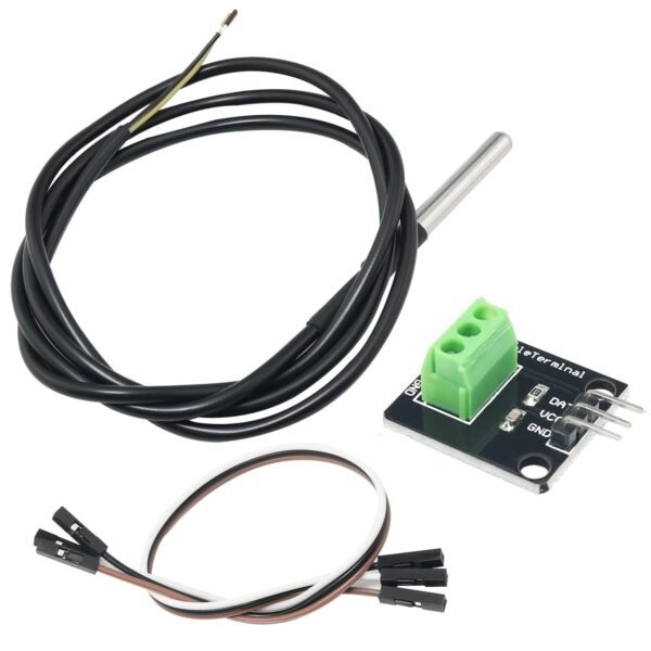 5 Sonde Termiche Digitali Impermeabili DS18B20 Per Arduino E Progetti Elettronici
