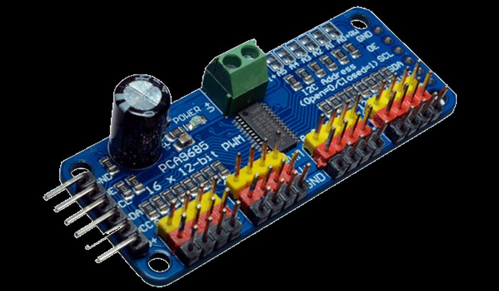 PCA9685 Driver para Servomotor de 16 Canales