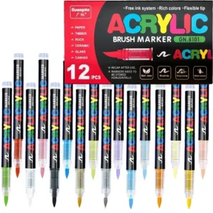 Set 12 marcadores acrílicos para impresión 3D