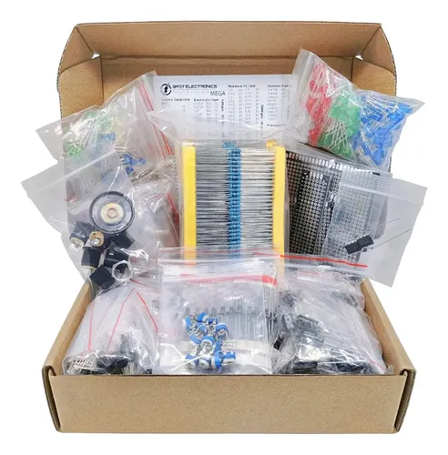 Mega Pack 1900 piezas Componentes Electrónicos