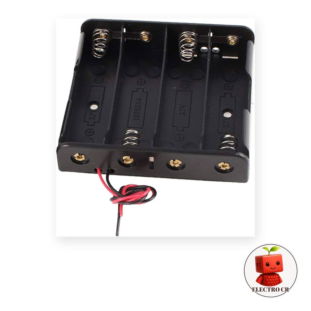 Holder 4 x Batería 18650