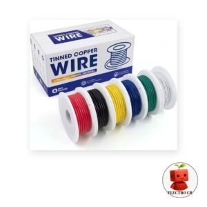 Caja de Cables 22AWG 6 Colores (Rojo, Negro, Amarillo, Azul, Verde, Blanco)