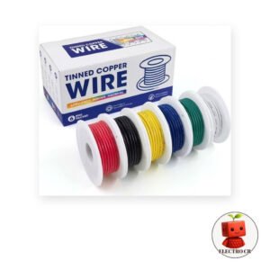 Caja de Cables 22AWG 6 Colores (Rojo, Negro, Amarillo, Azul, Verde, Blanco)