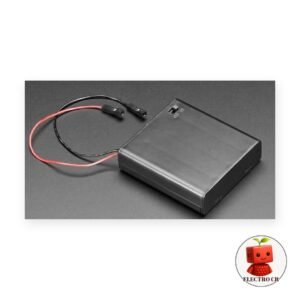 Portapilas (Holder) para 4 Baterías AA con Switch y Cables