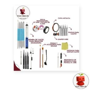 Set de Accesorios para Reparación y Soldadura