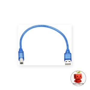 Cable USB 2.0 A a B para Arduino UNO / Mega 30 cm Azul