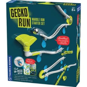 Gecko Run Starter Set - Pista de Canicas Vertical Thames & Kosmos 63 Piezas