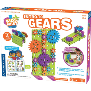 Kids First Intro to Gears Kit de Engranajes para Niños 61 Piezas | Thames & Kosmos