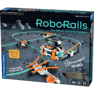RoboRails Monorriel con Robot Giroscópico 186 Piezas | Thames & Kosmos