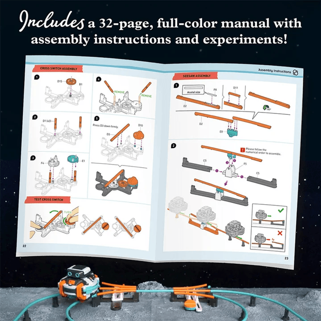 RoboRails Monorriel con Robot Giroscópico 186 Piezas | Thames & Kosmos - Imagen 3