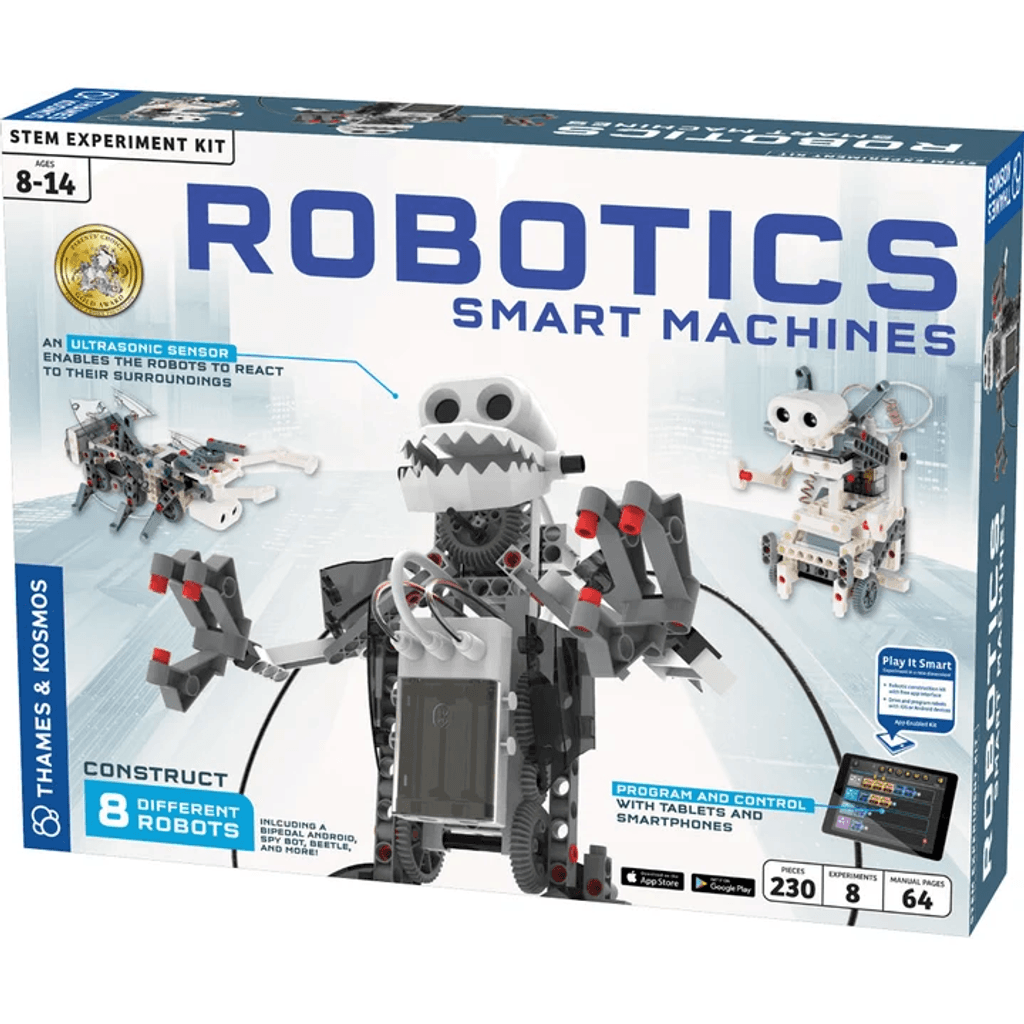 Smart Machines Kit de Robótica Programable 8 Robots 230 Piezas | Thames & Kosmos
