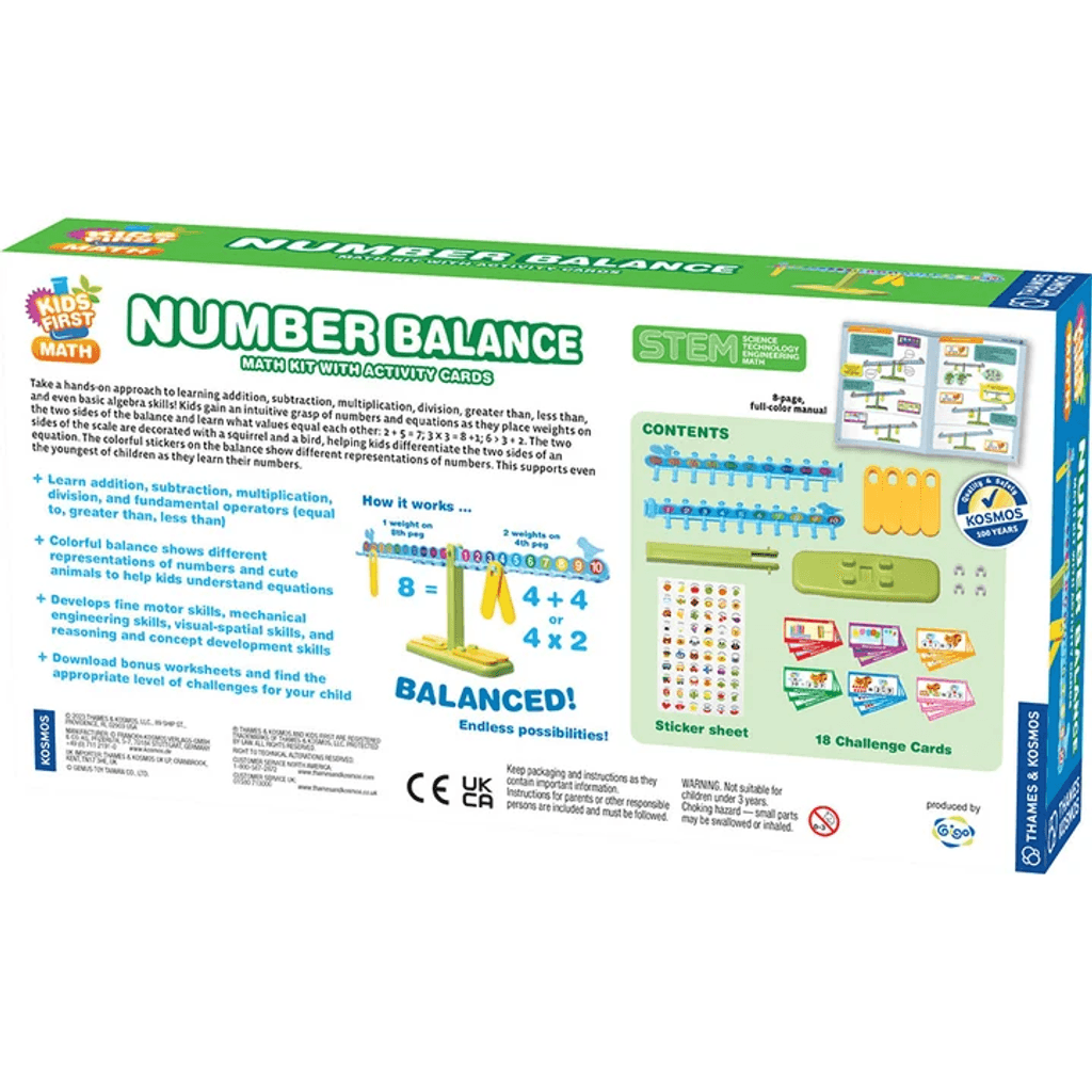 Kids First Math Number Balance Balanza Numérica Educativa | Thames & Kosmos - Imagen 5