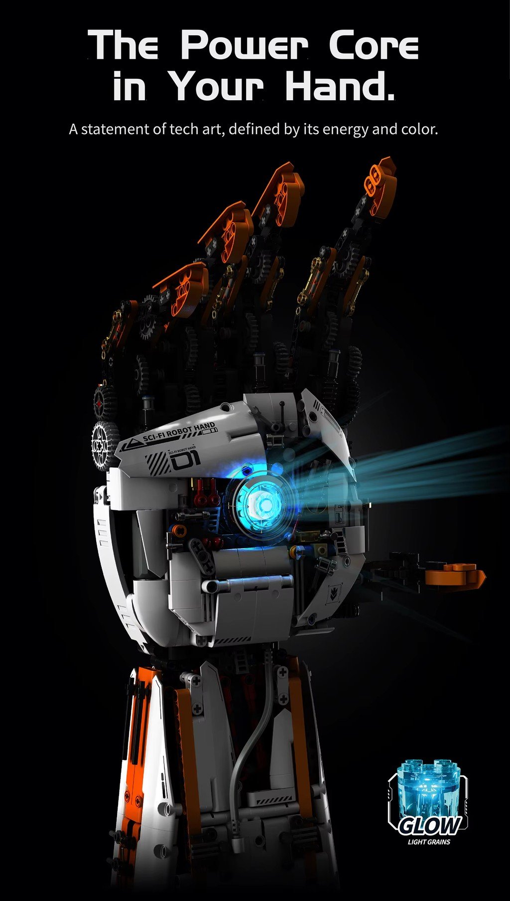 Mano Robótica de Bloques 1628 Piezas con Control Remoto y App - Imagen 5