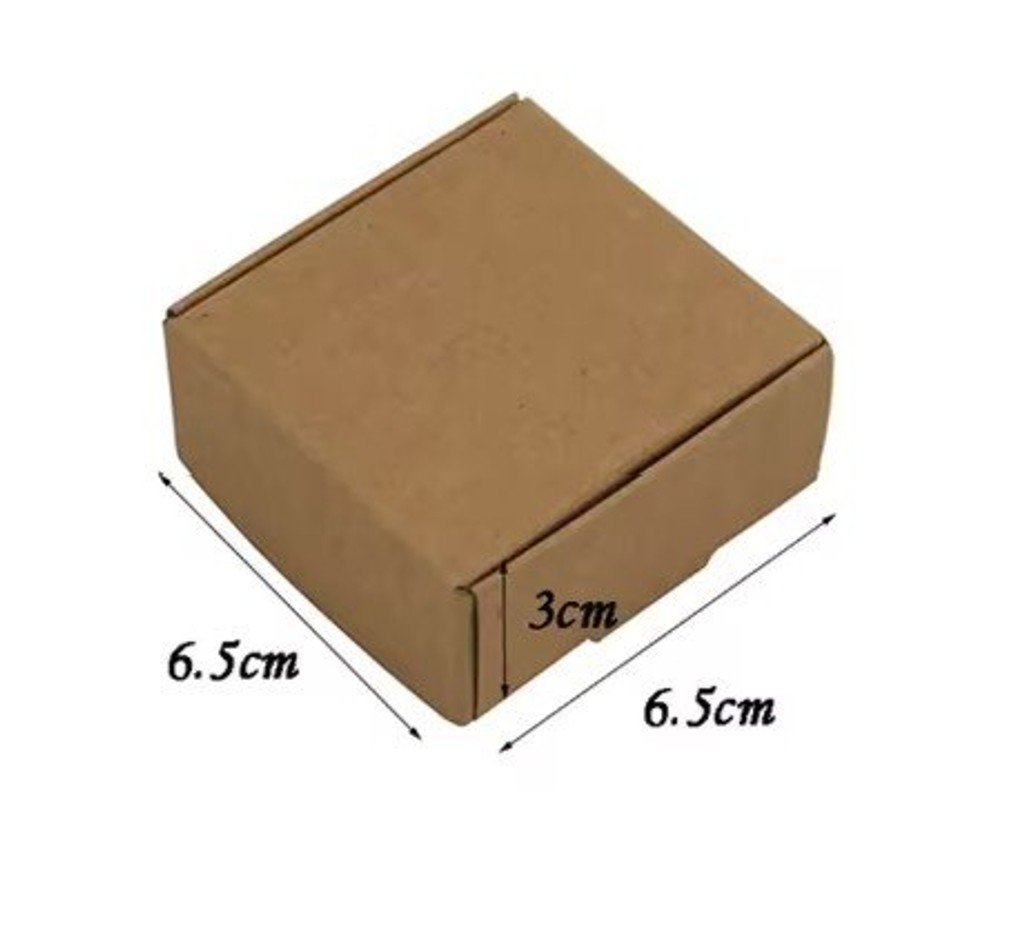 Caja de Cartón Kraft 6.5x6.5x3cm
