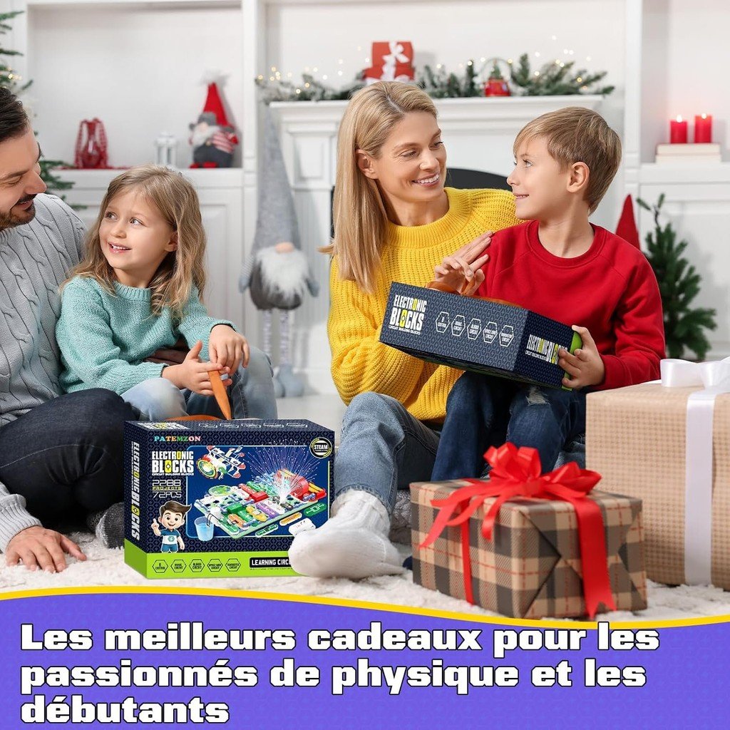 Kit de Circuitos Electrónicos STEAM 300 Piezas para Niños - Imagen 7