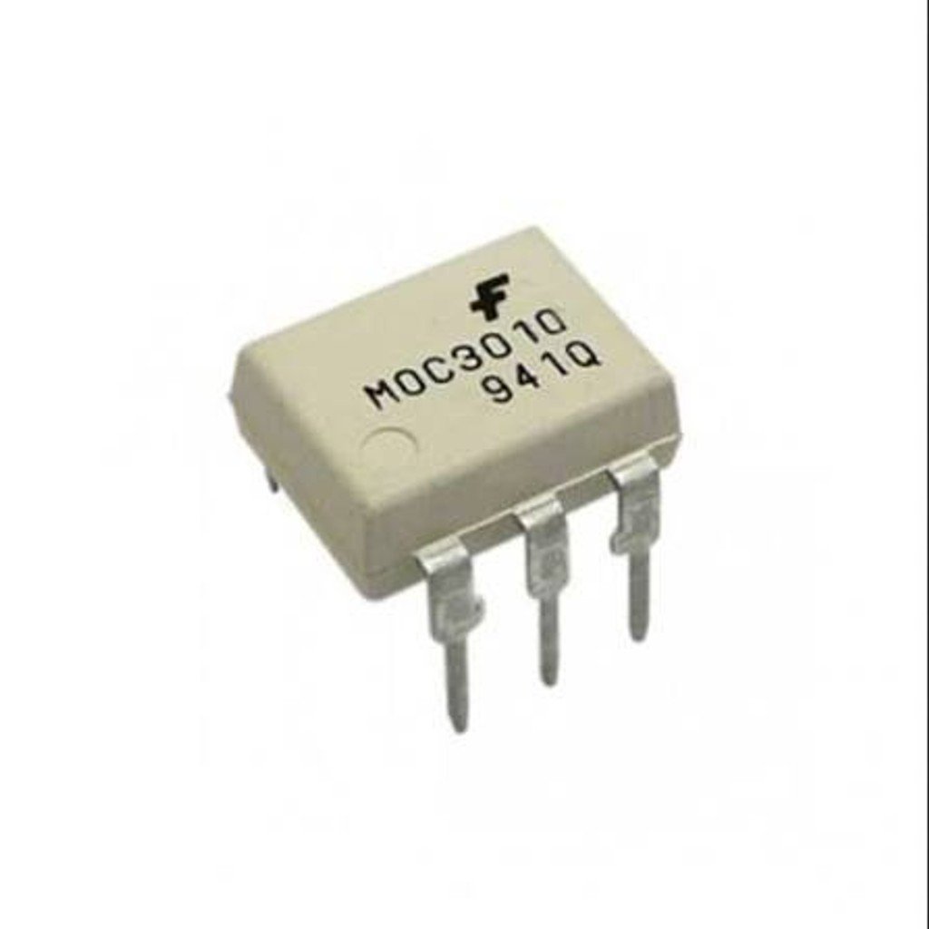 Optoacoplador MOC3010 con Salida Triac DIP-6