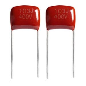 Capacitor de Poliéster 10nF 400V 103J Paso 10 mm